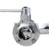 SS304 SMS Stainless Steel Sanitary Butterfly Valve thumbnail-2