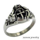 2016 New Design Enamel Stainless Steel Maltese Cross Ring