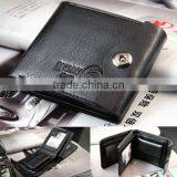 New Black Credit ID Card Holder Slim Purse Men Bifold Leather Wallet thumbnail-1