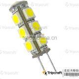 DC 12V G4 2.6W 210Lumen 13 SMD 5050 LED Light 3500K Warm White Bulb Lamp thumbnail-4