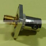 SMA connector SMA female to BNC female adaptor straight with Flange square 17.5