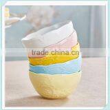 Ceramic Floating Flower Bowl With Flower Emboss thumbnail-1