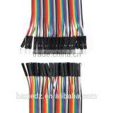 10x 20x 40x 1pin-1pin Female Male Dupont Jumper Cable Wire 20cm 10 Colours