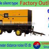 Mobile Silent Series Diesel Engine 100kw Brushless Alternator
