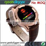 NO.1 D2 Diamond Smart Watch MTK2502 UV Detect CVC6.0 Noise Reduction ECG Heart Rate 0.3MP Camera