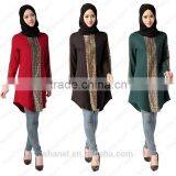 Wholesale Muslim Women Tops High Quality Muslim Long Sleeve Blouse