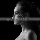 Long Lasting Sexy Metallic Temporary Tattoo Gold Foil Stickers thumbnail-6