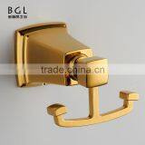 12135 Luxury Clothes Hanger Bathroom Accessories Gold Robe Hook