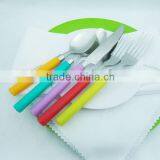 Stainless Steel Flatware Colored Handle thumbnail-3