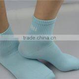 Factory Custom Cornflower Blue Solid Color Men's Ankle Socks thumbnail-4