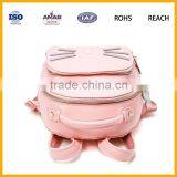 Latest Trend Cat Design Waterproof PU Leather Girls Backpack Leisure Bag thumbnail-2