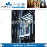 Gearless Mini-Machine Room Sightseeing Lifts and Elevators With VVVF Control