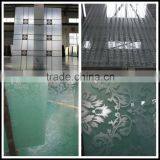 Tempered Laminated Silk Screen Glass for Exterior Decoration