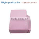 pu Leather Cigarette Case Cigarette Holder Leather Pouch for Cigarette Pack With Lighter Holder Magnet Button Close thumbnail-1