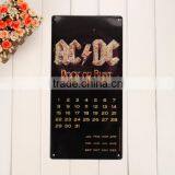 Decor Tin Calendar Sign thumbnail-1