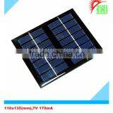 PET Laminated 110x135 7V 170mA Solar Panel