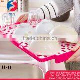 Multifunction Colorful Hallow Drain Custom Kitchen Cheap Plastic Tray