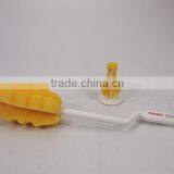 Professional Water Bottle Brush Plastic Baby Bottle Cleaning Brush With Sponge Of Bottle Brush thumbnail-3