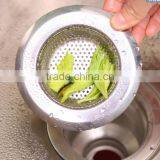 Stainless Steel Bathroom Basin Strainer Water Sink Drainer Filter 9cm Medium Size