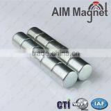 N42 Nickel Cylinder NbFeB Permanent Neodymium Magnet thumbnail-2