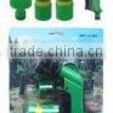 HL066 - 4pcs Hose Nozzle Set (6-way Hose Nozzle + 2 x 1/2" Hose Connector + 3/4" Connector) thumbnail-1