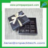 Custom Ribbon Fancy Paper Gift Boxes Chocolate Packaging Box Lid and Base Box thumbnail-3