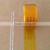 Yellow Orange Clear PVC Strip Door Curtain thumbnail-2