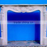 Customized Size Hand Carved Marble Fireplace thumbnail-3