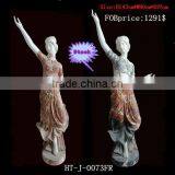 Marble Beautiful Dancing Girl Statue In Stock thumbnail-1