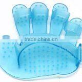 Silicone Pet Dog Cat Bathing Grooming Brush Hand Wearable Pet's Favorite thumbnail-3