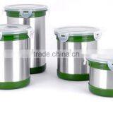 Airtight Stainless Steel Storage Can/stainless Steel Canister/stainless Steel Container/stainless Steel Box thumbnail-1