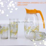 OEM glass juice container,glass pitcher