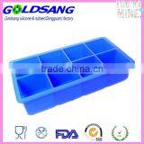 8 Perfact Cube Ice Maker Silicone Square Tray Mold thumbnail-2