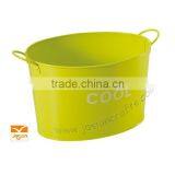 Blue Galvanized Steel & Power Coating Oval Holder / Ice Bucket Wholesale thumbnail-1