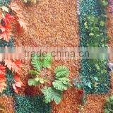 1mx1m New Hotel Decoration Artificial Fire Autum Red With Green Grass Wall EDC1604 03Y07 thumbnail-5