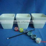 DIY Ceramic, Flower Pot, Painting Ceramic thumbnail-1
