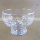 Glass Candy Bowl Round Glass Bowl Vase thumbnail-1