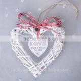 Christmas Wicker Hearts Hanging Gift Pendants thumbnail-3