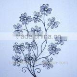 Metal Flower Wall Decor With Color Jewelry thumbnail-1