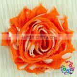 Hot Sale Red And White Wedding Decoration Artificial Flowers Beautiful Handmade Peony Shabby Flower thumbnail-2