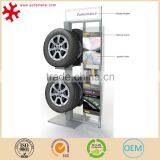 Heavty Duty Car Tyre Parts Display Rack for Retail Store, 4S Store Tire Storage Stand Metal Metal Tire Display thumbnail-1