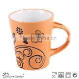 Ceramic New Design Stoneware Coffee Mug With Spoon thumbnail-4