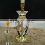 New Design High Quality Modern Crystal Table Lamp With Glaze Flower thumbnail-6