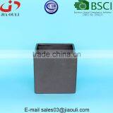 New Design Black Sand Surface Ceramic Mini Square Succulents Flower Plant Pots for Sale thumbnail-2