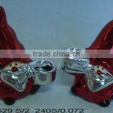 Christmas Santa Claus, Electroplated Candle Holder,christmas Man thumbnail-1