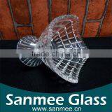 Small Size Custom Grid Ice Cream Glass Cups thumbnail-2