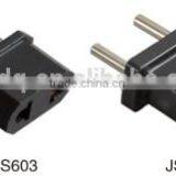 Universal Travel Adapter Male and Female Industrial Plug Socket 2 Round Electric Pin Plug Convert to 2 Flat thumbnail-2