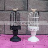Bird Cage Outdoor Hanging Solar Candle Lantern thumbnail-1