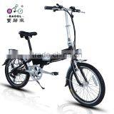 Baogl Oem Electric Yes Folding Bicycle Efb 06 of 250w Bafang Brushless Motor With Lcd Display thumbnail-6