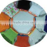 High Quality Natural Cotton Polyester Gloves Working Gloves With White PVC Dots One Side thumbnail-3